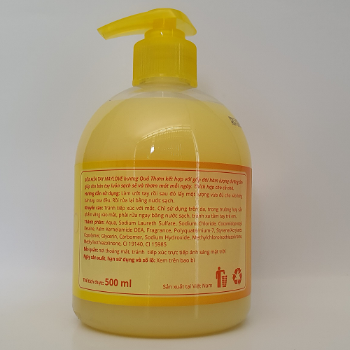Sữa Rữa Tay Maylove Pineapple 500ml