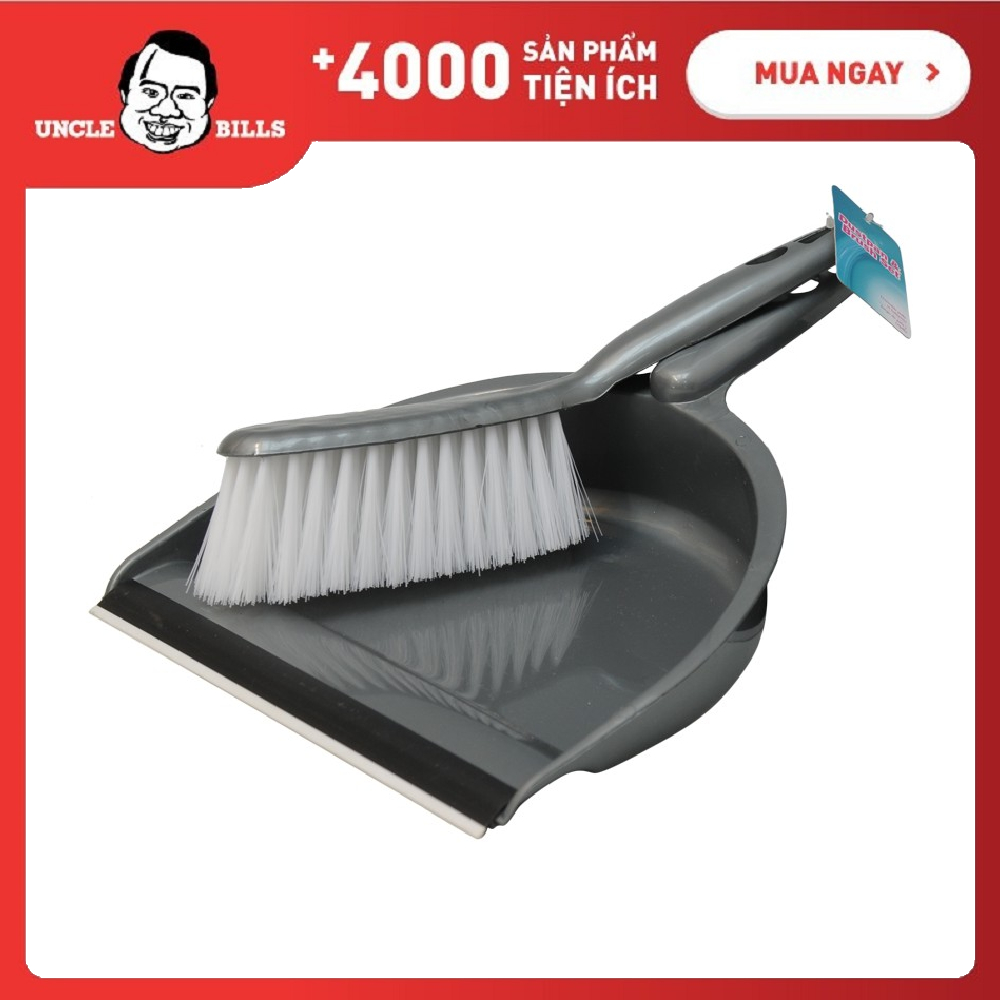 Bộ Chổi Và Đồ Gom Rác UBL BB0030 (Bạc phối đen)