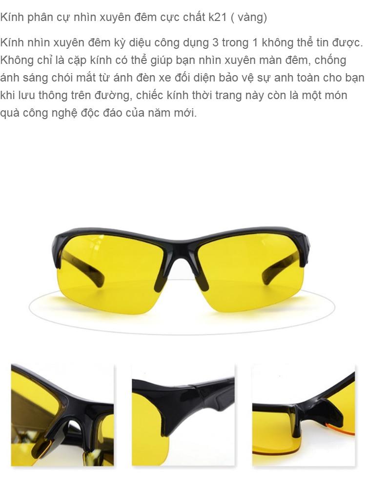 [HCM]Kính phân cự nhìn xuyên đêm cực chất k21