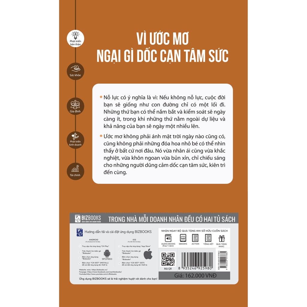 Sách - Vì Ước Mơ Ngại Gì Dốc Cạn Tâm Sức