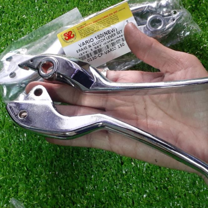 Tay thắng xi trắng cho vario 150 click airbalde