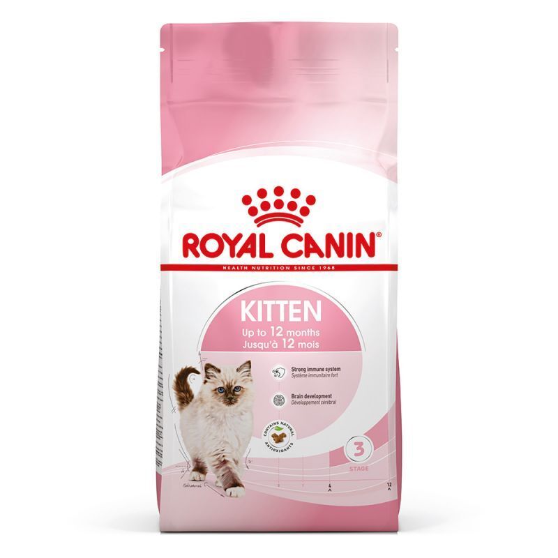 [giao2h pettohouse] Hạt khô cho mèo con Royal Canin Kitten 2kg thức ăn sản xuất tại Pháp cho mèo từ 4 tháng tuổi đến 12 tháng tuổi
