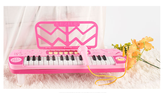 Đồ Chơi Đàn Piano Cho Bé Có Đèn Nhạc Và Micro Chuẩn Âm