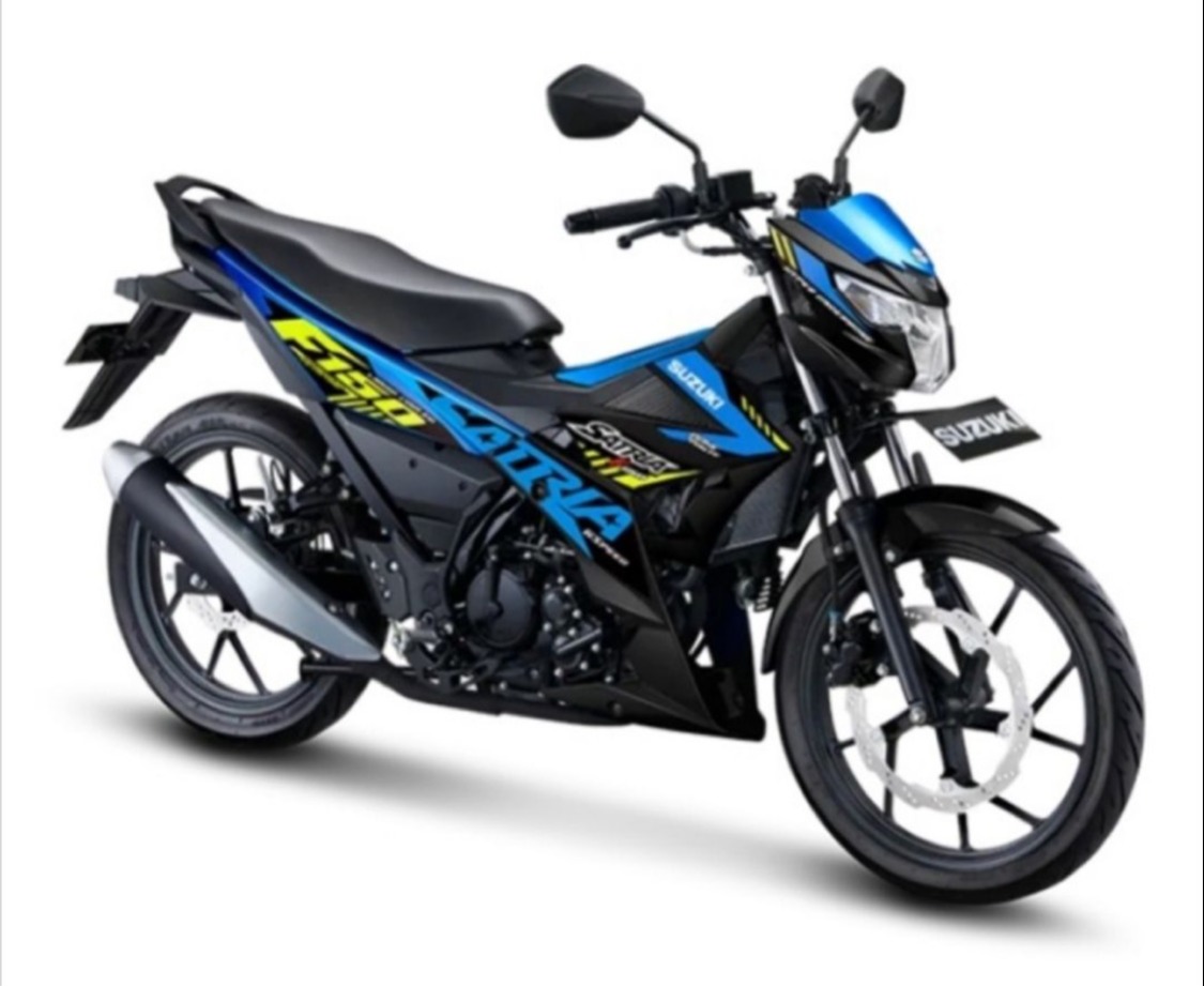 Tem rời satria fi 2021 xanh đen
