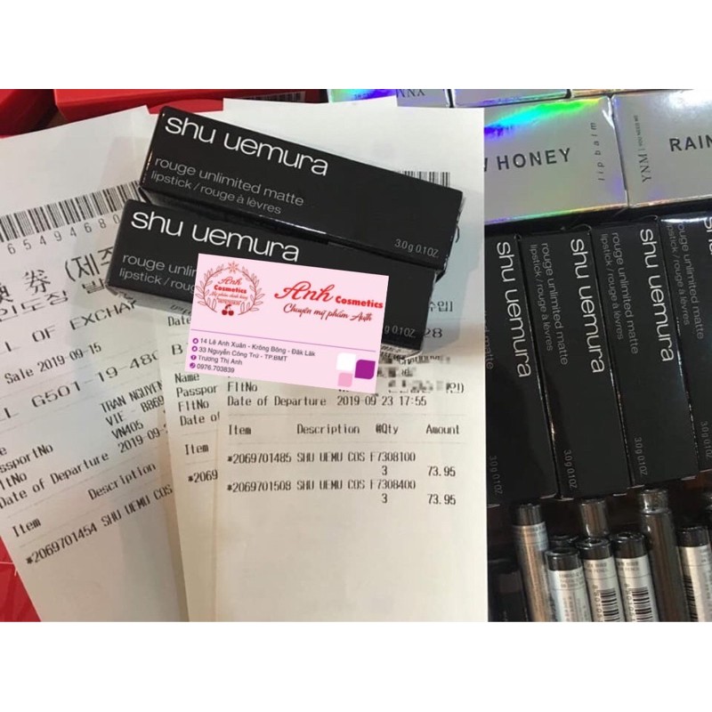 👑 Son shu vỏ đen đủ màu đủ số hàng auth date mới❤️ Likeu.3000
