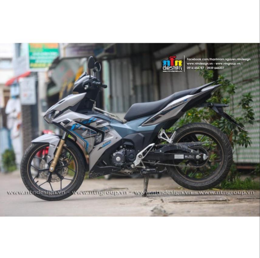 Tem rời Winner X V3 bạc xanh đen