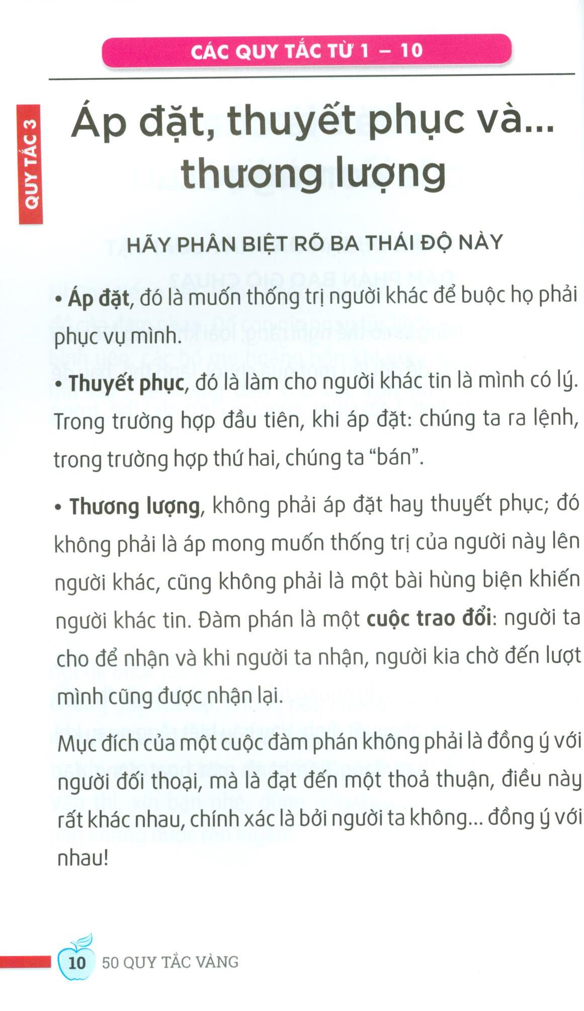 50 Quy Tắc Vàng - Nghệ Thuật Đàm Phán