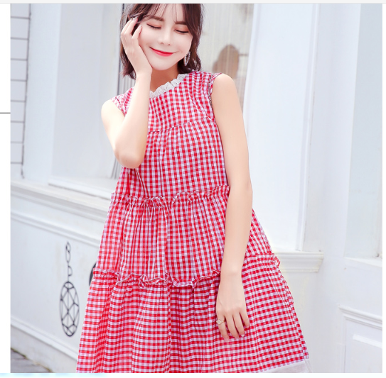 [HCM]ĐẦM BẦU VÁY BẦU CÔNG SỞ CA RÔ 2 MÀU