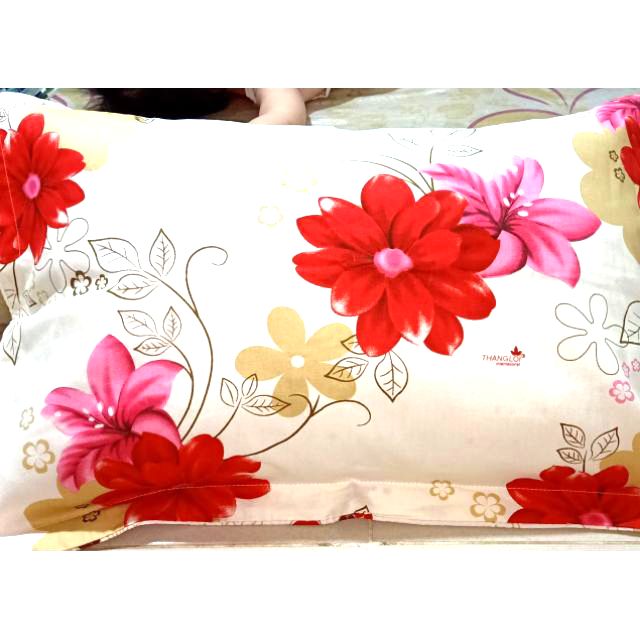 (SALE SỐC CUỐI NĂM) Áo Gối Cotton Thắng Lợi Họa Tiết Mềm Mịn,Sang Trọng