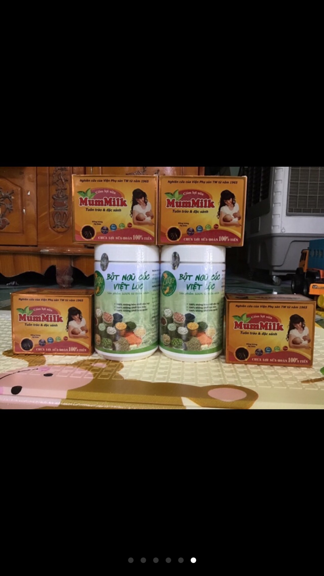 Com bo kíck sữa cho mẹ (1 ngũ cốc , 1 cốm )