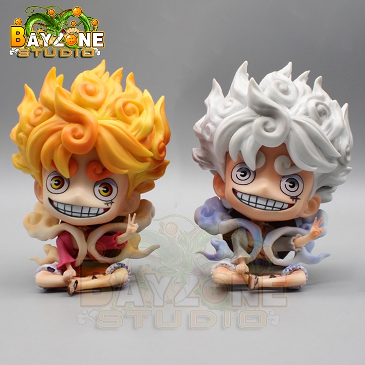 Mô hình chibi luffy gear 5 chất chất - mô hình one piece