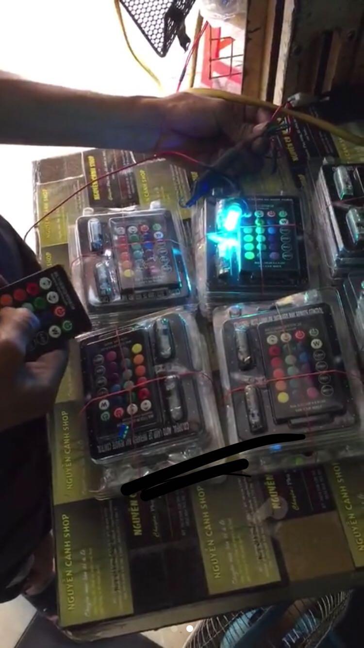 Đèn led sương mù chỉnh 7 màu