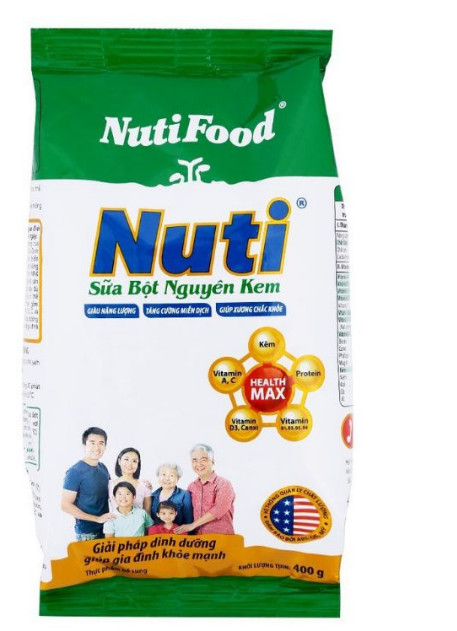 Nutifood sữa bột nguyên kem 400g