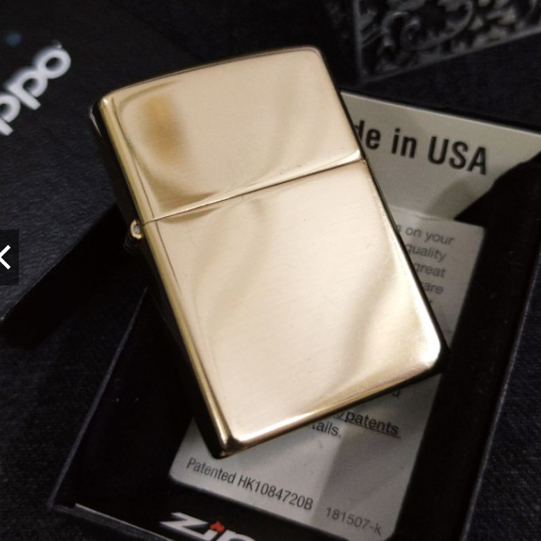 [HCM]Bật lửa Zippo Đồng Nguyên Khối mẫu trơn