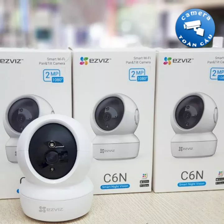 [100% CHÍNH HÃNG] Camera WIFI EZVIZ C6N 2MP (1080P) - Xoay 360 Thông Minh + Đàm Thoại 2 Chiều + Quay Theo Chuyển Động - Camera CS-C6N Giám Sát WIFI Không Dây - Camera Toàn Cầu