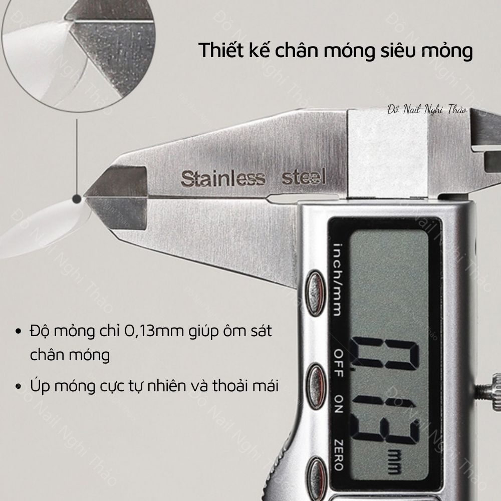 Móng úp tay nhám JELIVA A hộp 500 móng