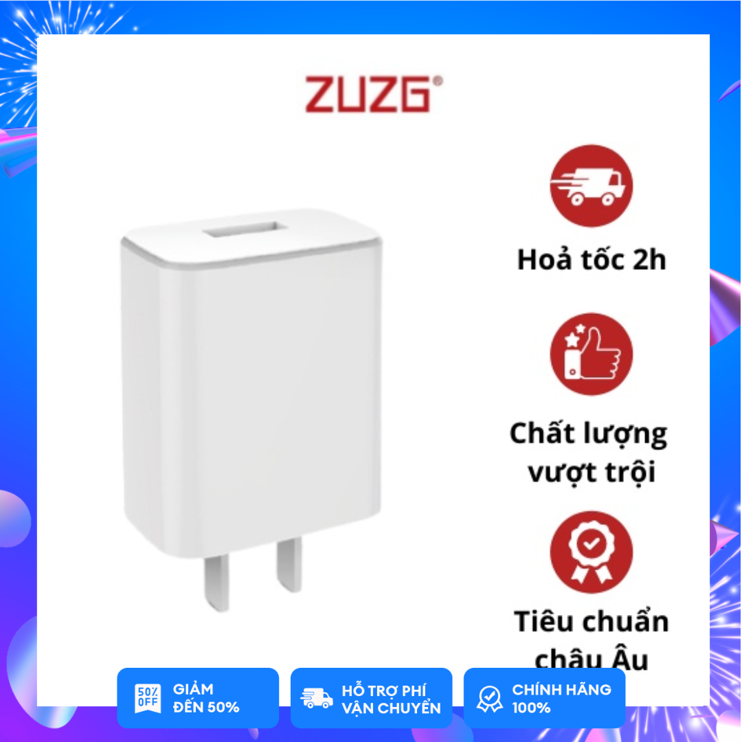 Củ sạc nhanh iphone samsung  ZUZG 2.4A 10w U01