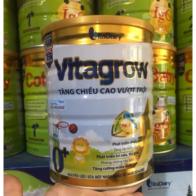 Sữa Vitagrow 0+ 900G