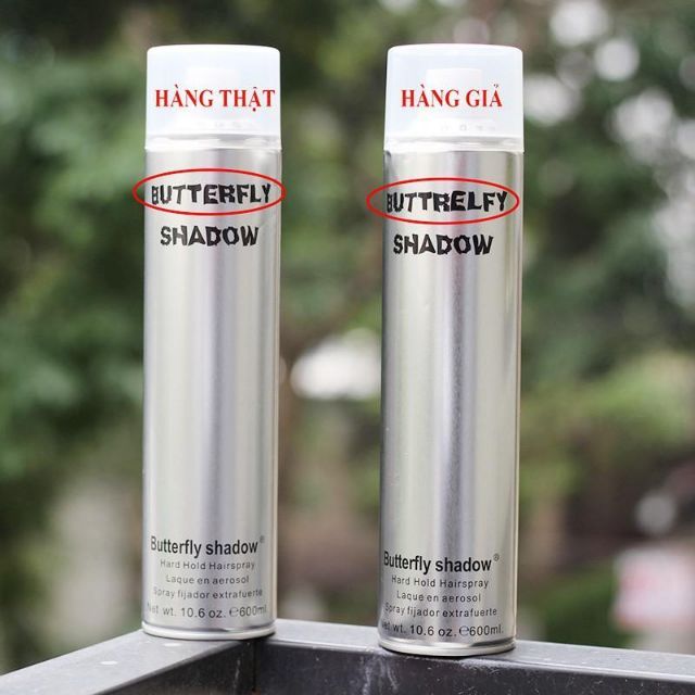 Chính hãng Keo xịt tóc nam nữ Butterfly Shadow