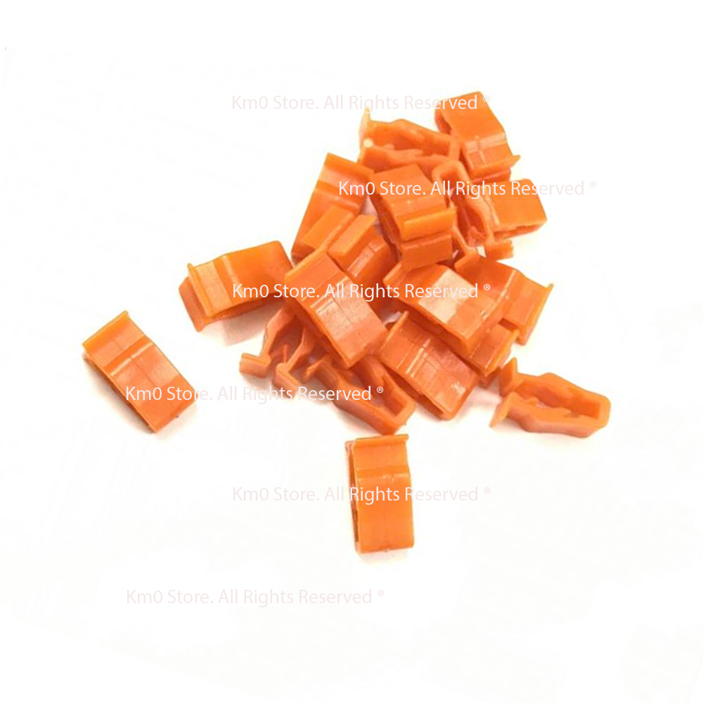 Set 05 Pat Kẹp Dàn Áo Xe Máy Màu Cam HT9043