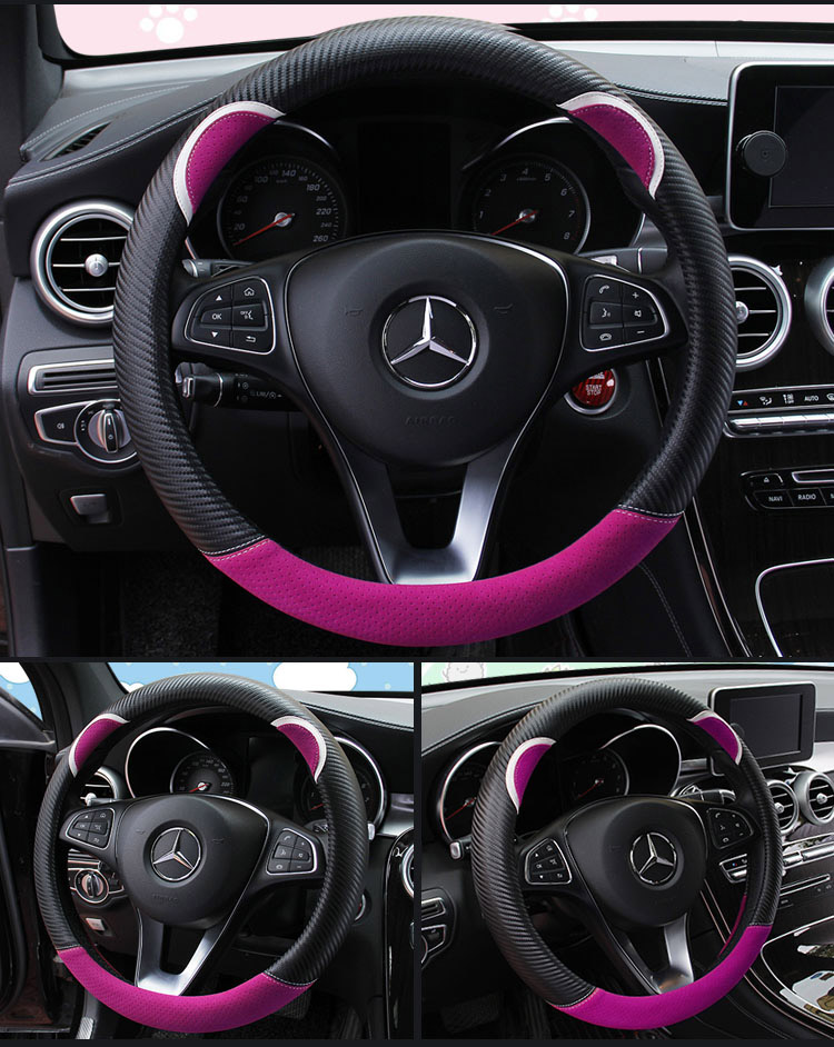 🚗 Bọc vô lăng thời trang Tai Mèo dễ thương 38cm