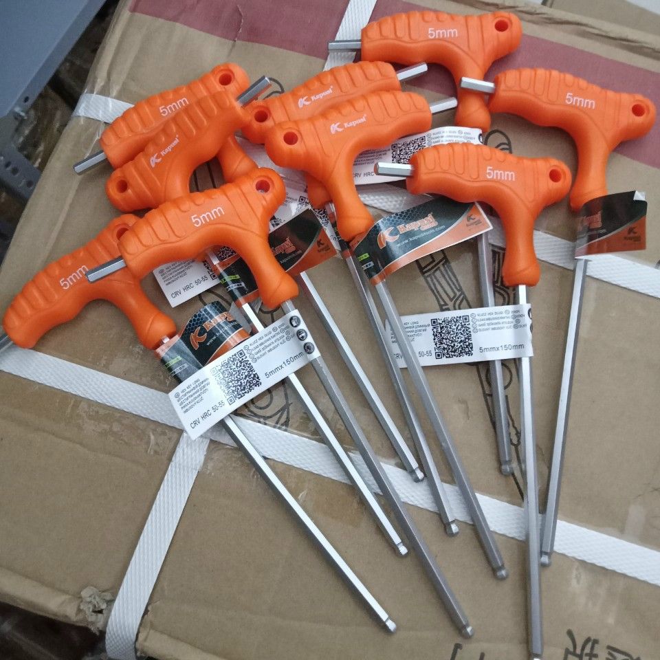 lục giác chữ T Kapusi từ 2ly đến 6ly có thể mua lẻ từng cây hoặc nguyên bộ