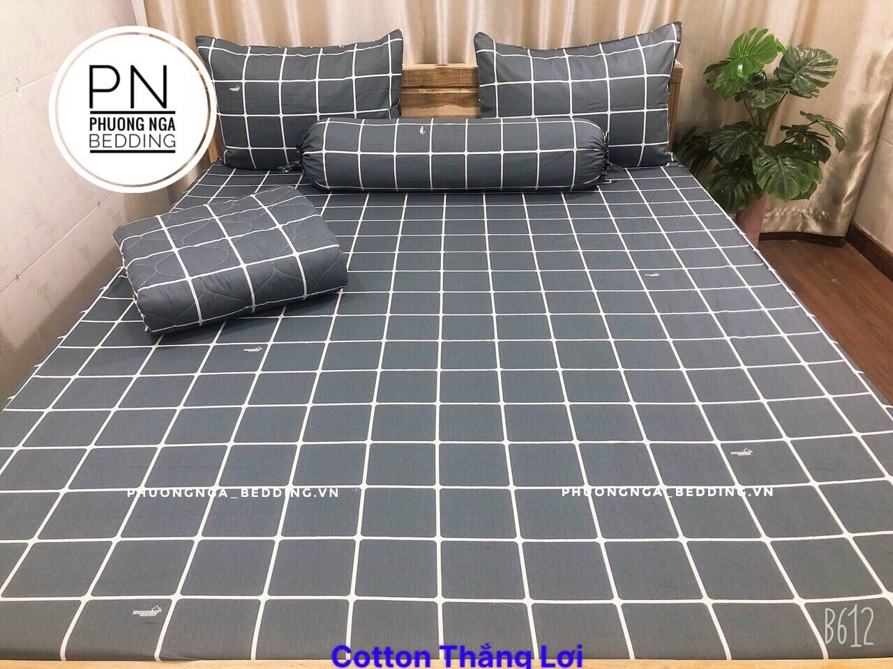 Ga lẻ 1m2 x 2m Cotton Thắng Lợi chuẩn logo (Không áo gối, dùng cho nệm cao từ 3-15cm)