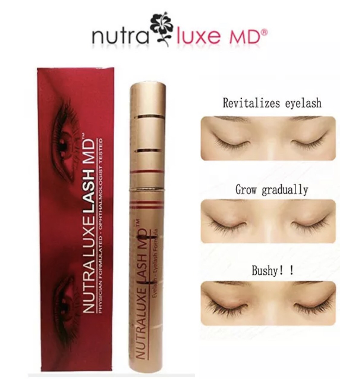 Dưỡng mi Nutraluxe Lash MD - hàng nhập Mỹ (Full size 4,5 ml)