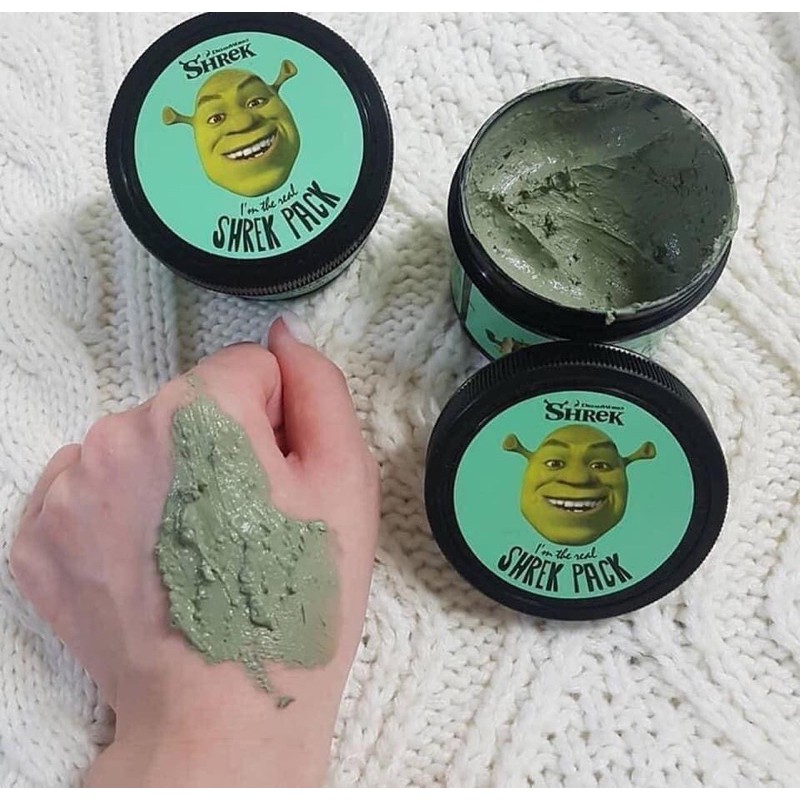 Mặt nạ đất sét bạc hà Dreamworks I'm The Real Shrek Pack