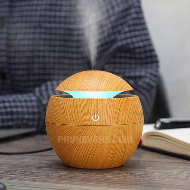Máy Phun Sương Khuếch Tán Tinh Dầu Vân Gỗ