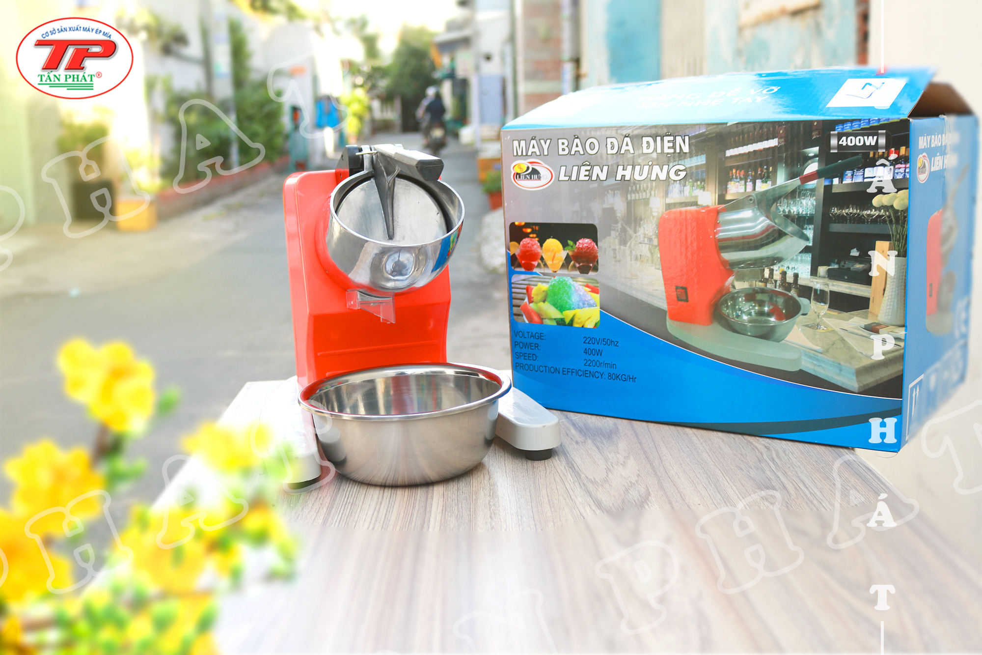 [HCM]Máy bào đá tuyết 2 lưỡi dao hàng Liên Hưng