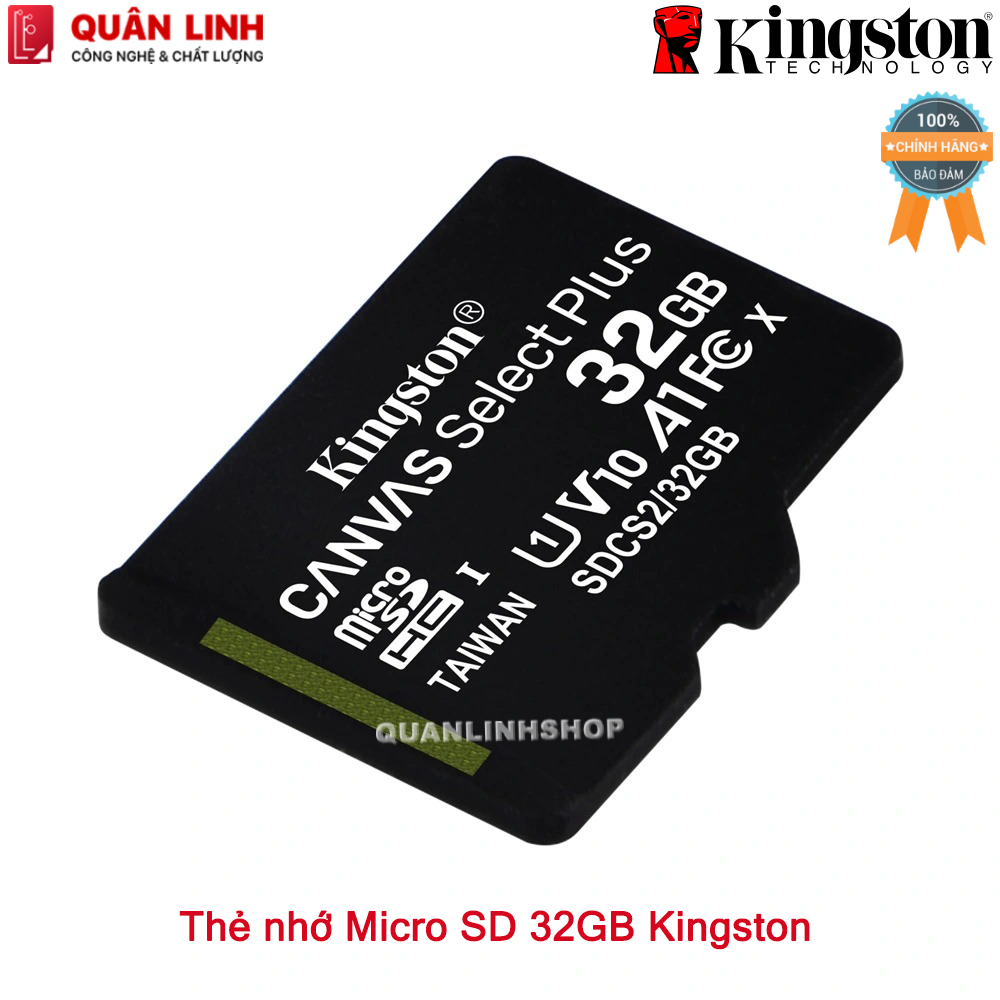 Thẻ nhớ Micro SD Kingston dung lượng 32GB - 128G