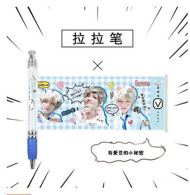 Bút Bi kéo hình BTS các thành viên