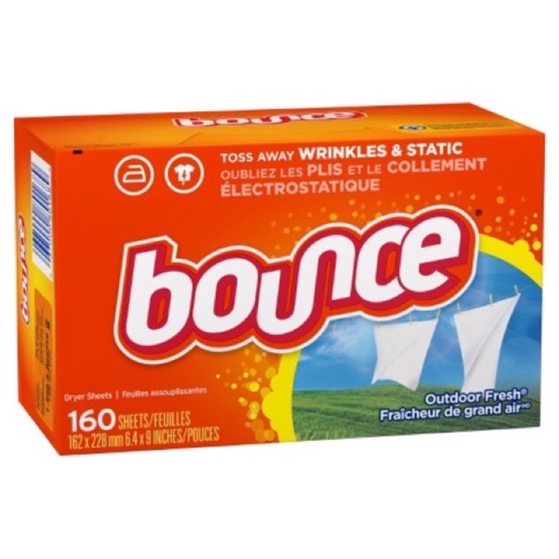 GIẤY THƠM QUẦN ÁO BOUNCE 160 TỜ
