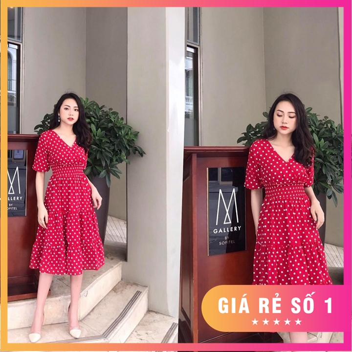 [HCM]ĐẦM CHẤM BI NỔI BẬT B280
