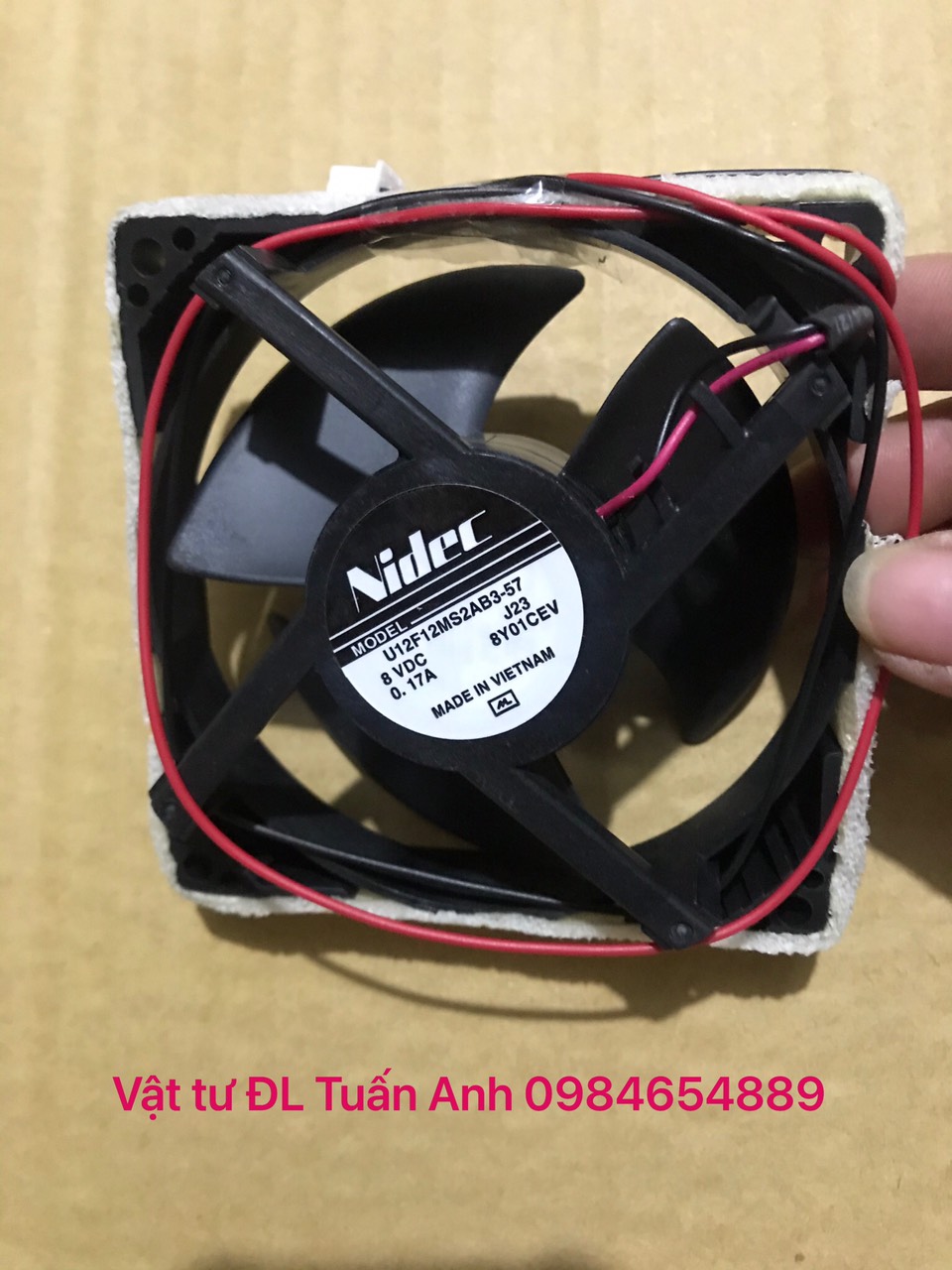 Quạt Tủ Lạnh Pana 8V DC 9cm*9cm