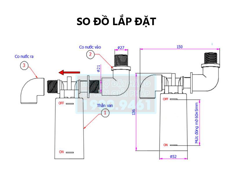 Phao cơ tự động thế hệ mới JOHANS 06 - 9247