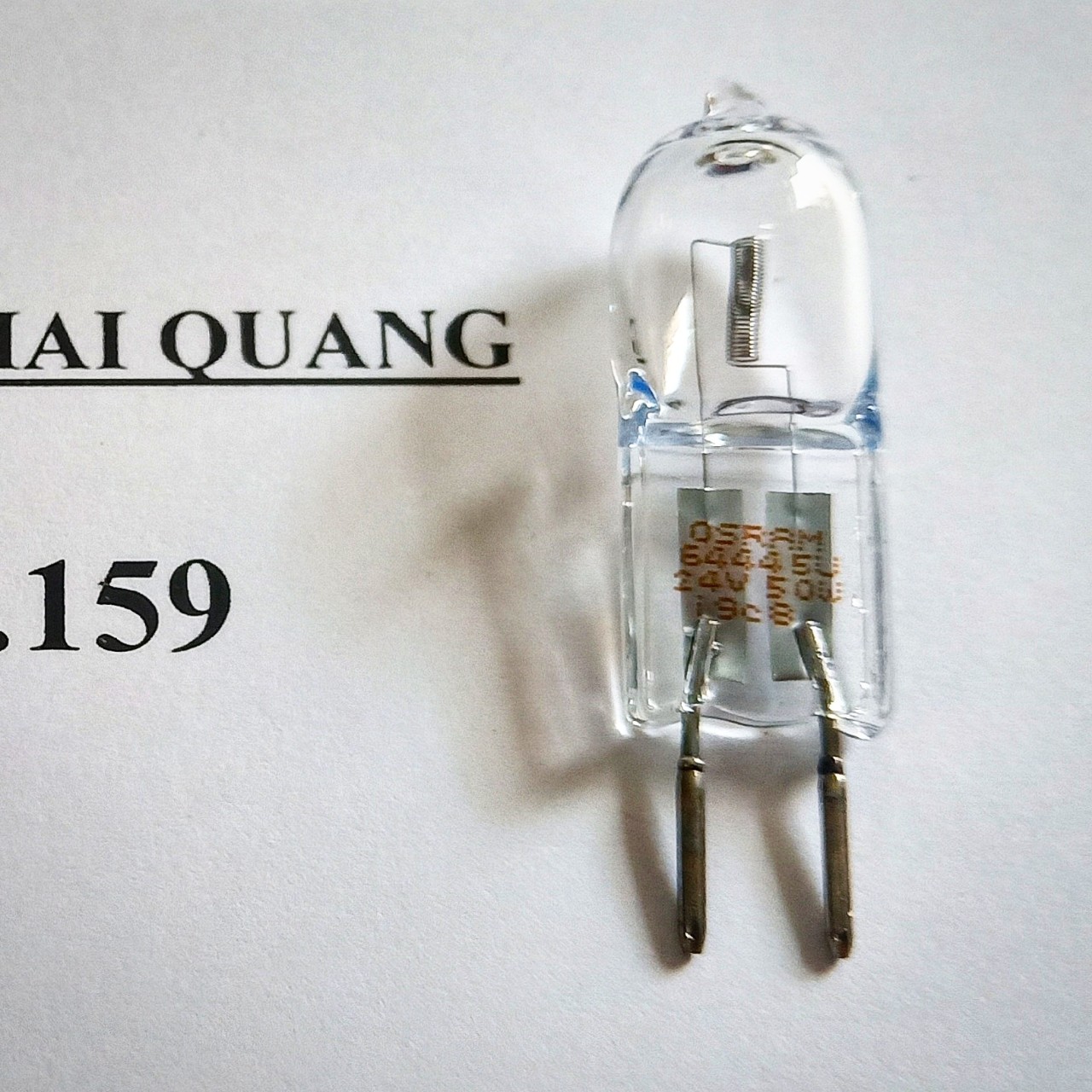 (SALE) Bóng halogen 24V 50W GY6.35 OSRAM Germany