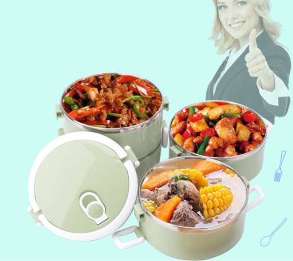 Cặp Lồng Lúa Mạch Giữ Nhiệt 4 Tầng Ruột Inox 5x69