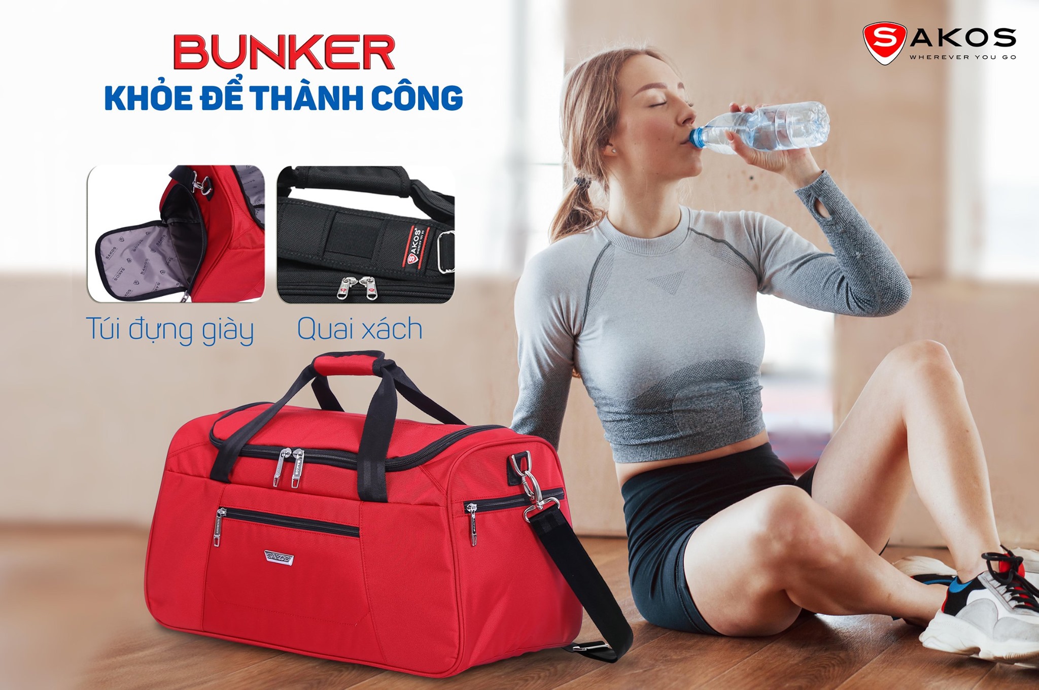 [HCM]Túi du lịch Sakos Bunker
