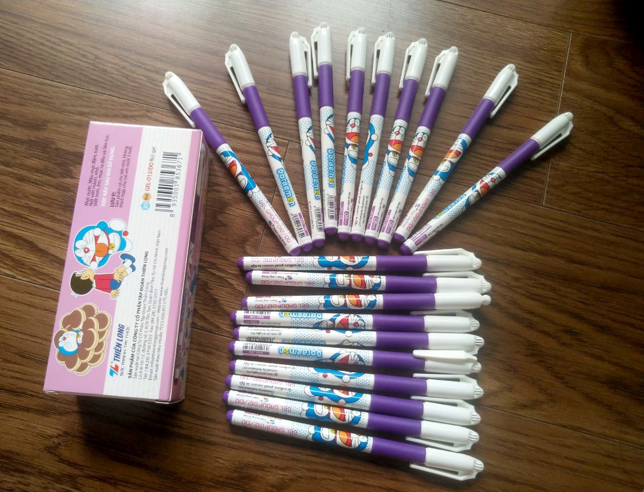 Bút Gel Thiên Long Doraemon GEL-012/DO (Mực Tím)