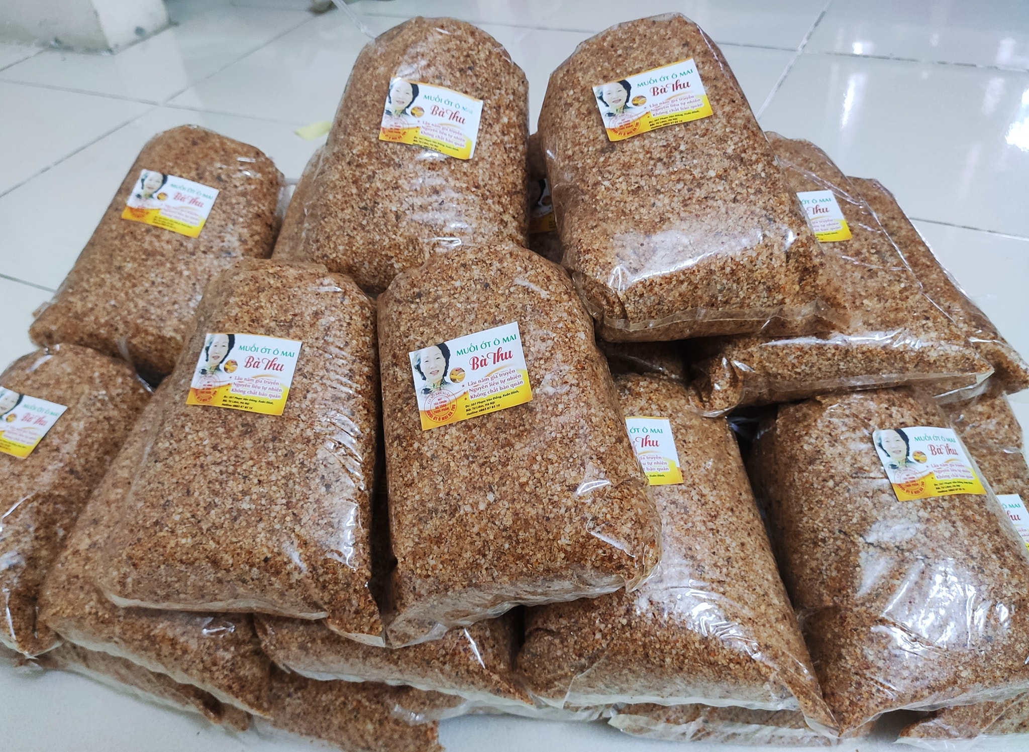 Túi 1kg Muối Ô Mai Bà Thu link khách sỉ