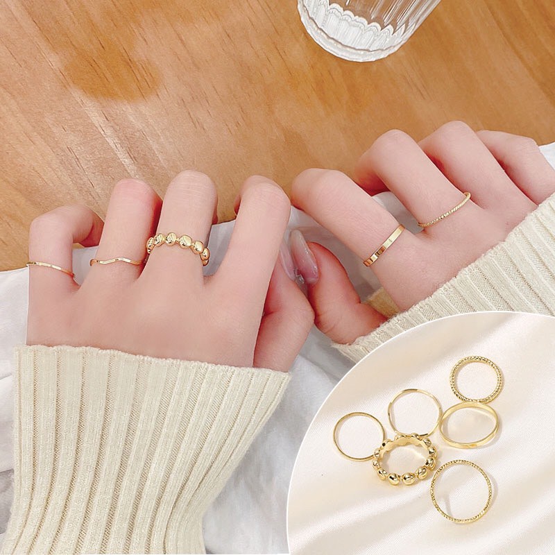 Set nhẫn thời trang dành cho nữ