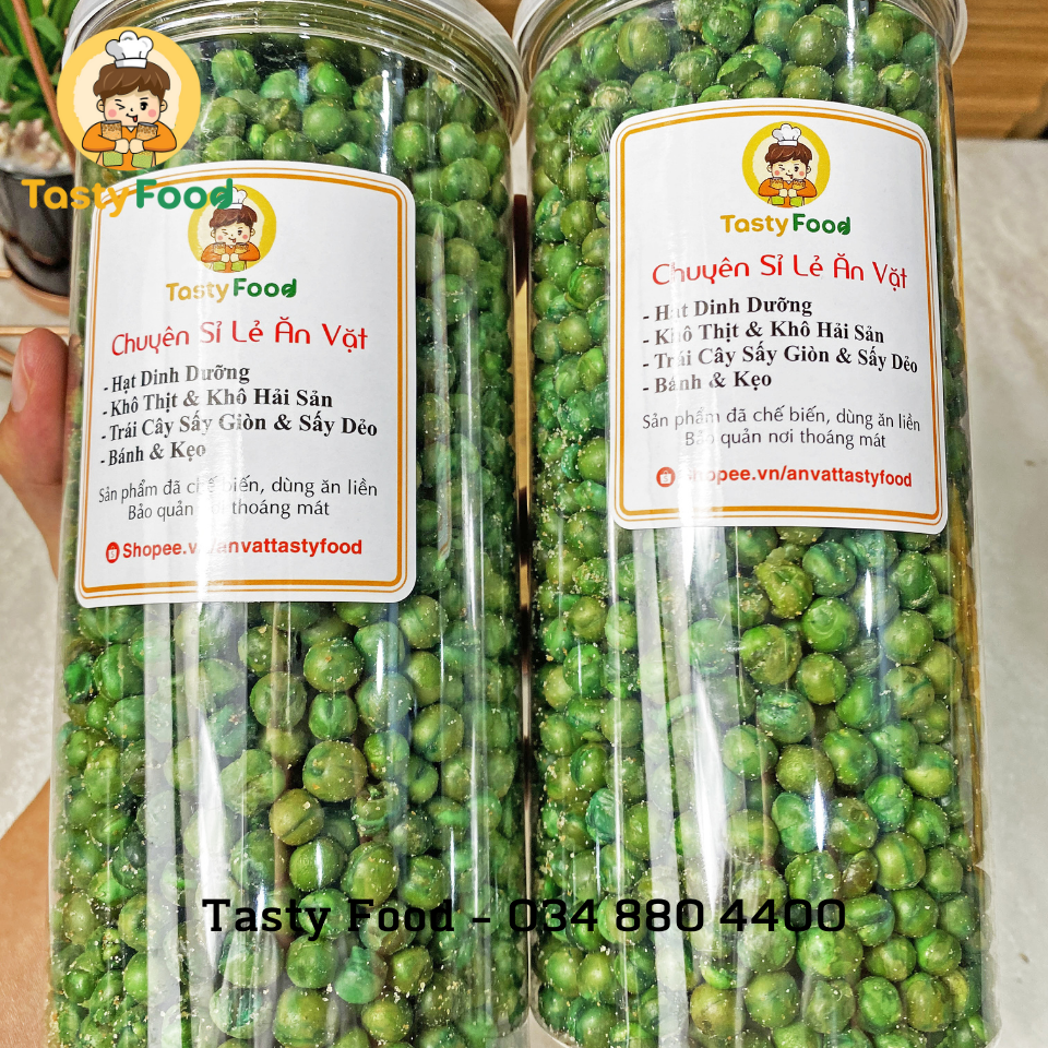 450G Đậu Hà Lan Rang Muối Tatsy Food | Hàng chất lượng thượng hạng