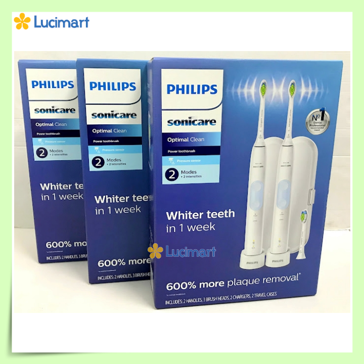 Bàn chải điện Philips Sonicare Optimal Clean [Hàng Mỹ]