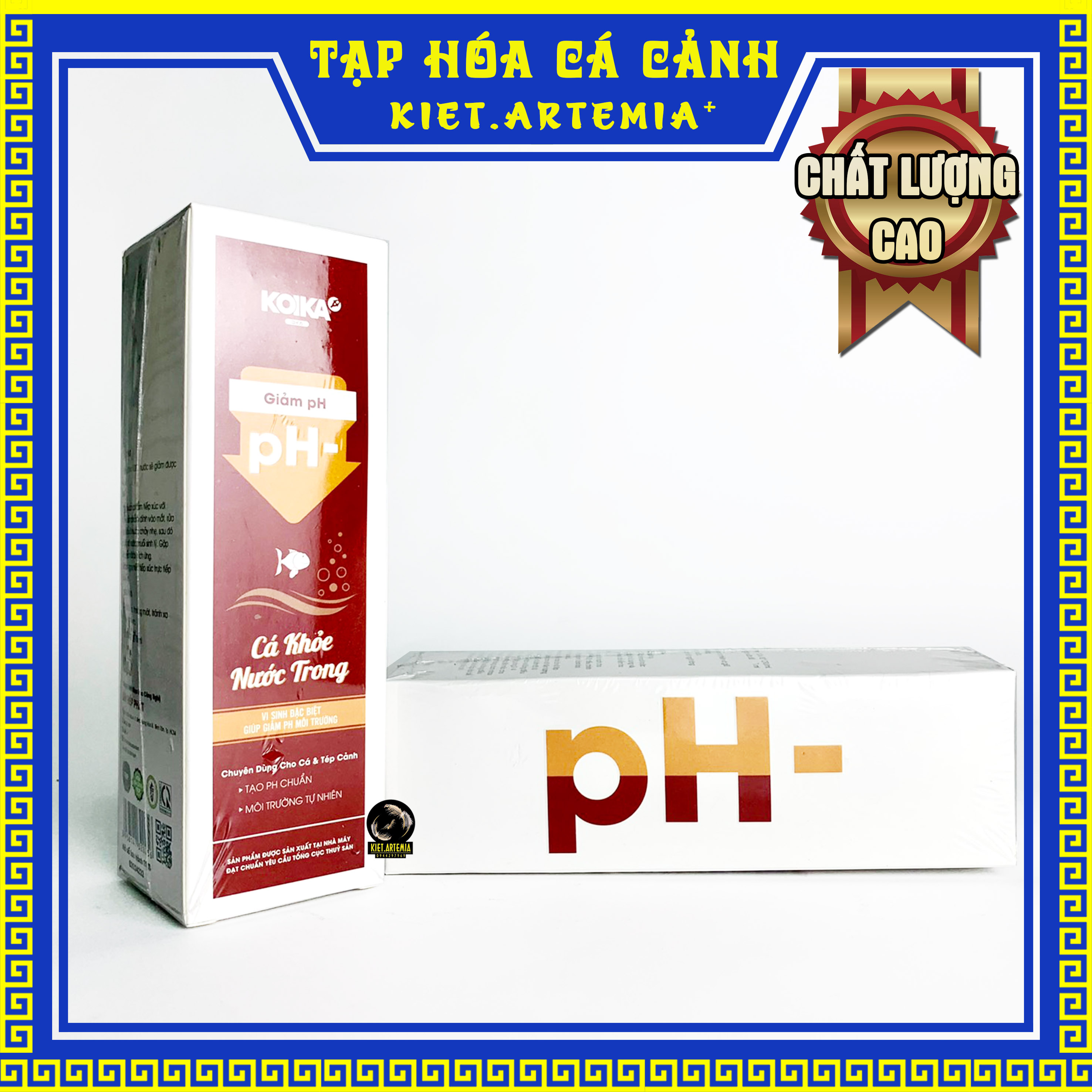 Dung dịch tăng giảm ph,koika,tăng ph, giảm ph cho hồ cá