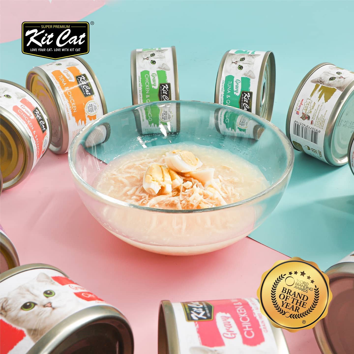 Thức ăn cho mèo - Pate Kitcat gravy 70gr