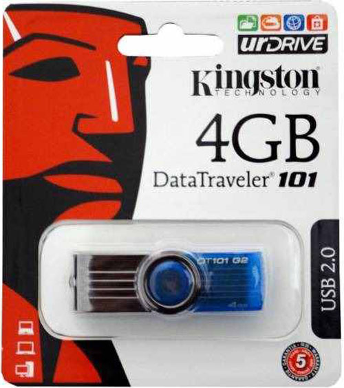 USB 2.0 kingston DT101 G2 4GB - dung lượng thực