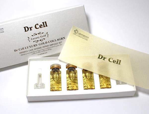 Tế Bào Gốc Dr Cell hộp 4 lọ x 10ml cấp ẩm chống lão hoá căng bóng da phục hồi da