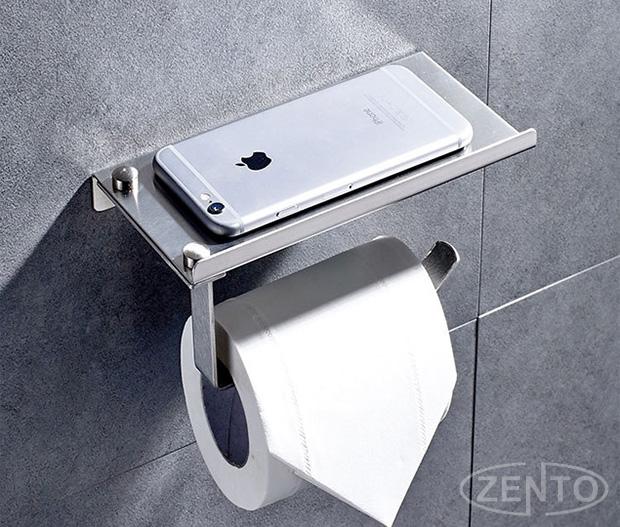 Lô giấy vệ sinh inox 304 Zento HC1273-2 (new)
